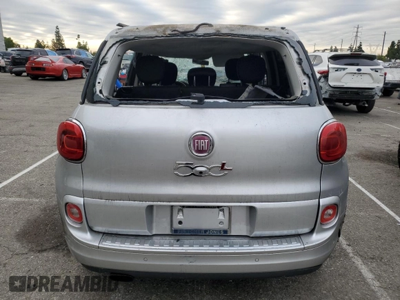 2014 FIAT 500L Easy with VIN ZFBCFABH0EZ024955, listed as a Copart auction lot 82365864 with Not Provided miles and Salvage Title. Bid and sale history available at DreamBid. Image 6.