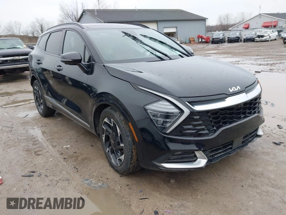 2023 Kia Sportage SX-Prestige with VIN 5XYK53AF7PG086989, listed as a IAAI auction lot 41938657 with 43,255 mi miles and . Bid and sale history available at DreamBid. Image 1.