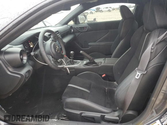 2023 Toyota GR86 Premium with VIN JF1ZNBE12P9766619, listed as a Copart auction lot 44606245 with 6,434 mi miles and Salvage Title. Bid and sale history available at carsss.com. Image 7.