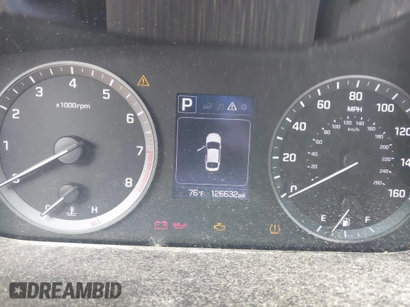 2016 Hyundai Sonata SE with VIN 5NPE24AFXGH424650, listed as a IAAI auction lot 42192639 with 126,632 mi miles and . Bid and sale history available at carsss.com. Image 15.