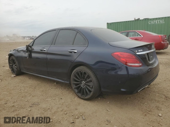 2016 Mercedes-Benz C 300 Luxury with VIN 55SWF4KB7GU169991, listed as a Copart auction lot 53624975 with 90,324 mi miles and Salvage Title. Bid and sale history available at DreamBid. Image 2.