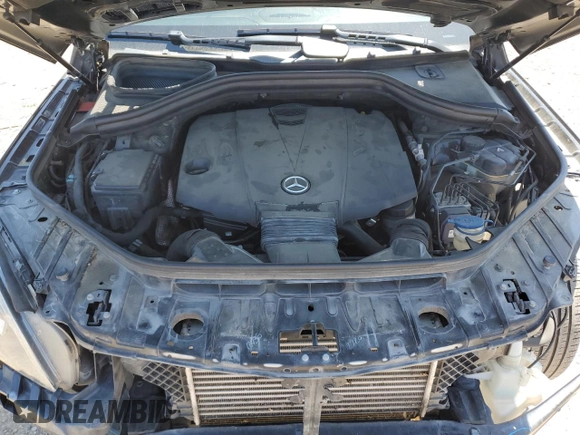 2014 Mercedes-Benz M 350 with VIN 4JGDA2EB5EA336177, listed as a Copart auction lot 52234585 with 139,654 mi miles and Salvage Title. Bid and sale history available at DreamBid. Image 12.