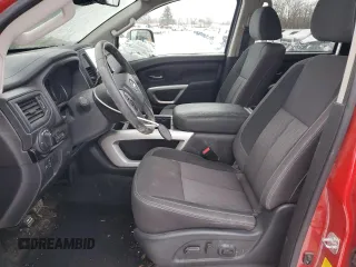 2024 Nissan Titan Pro-4X with VIN 1N6AA1ED6RN101155, listed as a Copart auction lot 41508525 with 16,622 mi miles and Salvage title. Bid and sale history available at DreamBid. Image 7.