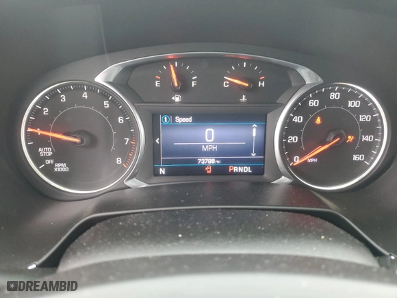 2020 Chevrolet Blazer LT with VIN 3GNKBCRS5LS698618, listed as a Copart auction lot 81306494 with 73,798 mi miles and Salvage Title. Bid and sale history available at carsss.com. Image 9.