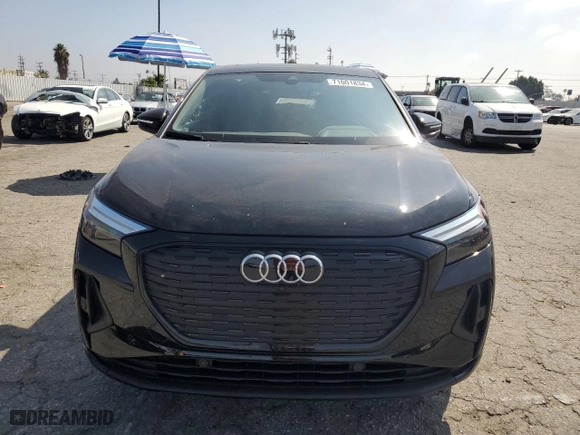 2022 Audi Q4 e-tron Sportback Premium Plus with VIN WA132BFZ2NP016525, listed as a Copart auction lot 71001834 with 12,179 mi miles and Salvage Title. Bid and sale history available at carsss.com. Image 5.