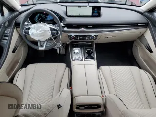 2023 Genesis G80 Sport with VIN KMTGB4SD1PU191609, listed as a Copart auction lot 66351654 with 19,622 mi miles and Salvage Title. Bid and sale history available at DreamBid. Image 8.