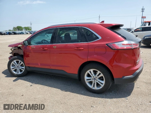 2020 Ford Edge SEL with VIN 2FMPK4J92LBA83975, listed as a Copart auction lot 59392145 with 43,589 mi miles and Salvage title. Bid and sale history available at DreamBid. Image 2.