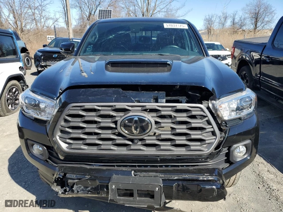 2023 Toyota Tacoma 4WD SR with VIN 3TMCZ5AN6PM539157, listed as a Copart auction lot 51037375 with 39,566 mi miles and Salvage Title. Bid and sale history available at carsss.com. Image 5.
