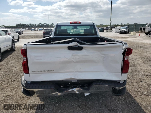 2024 Chevrolet Silverado 1500 Work Truck with VIN 3GCNAAED8RG394392, listed as a Copart auction lot 53158815 with 0 mi miles and Clean Title. Bid and sale history available at carsss.com. Image 6.