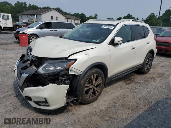 2017 Nissan Rogue SL with VIN 5N1AT2MV0HC846180, listed as a Copart auction lot 59962193 with 101,954 mi miles and Clean Title. Bid and sale history available at carsss.com. Image 1.