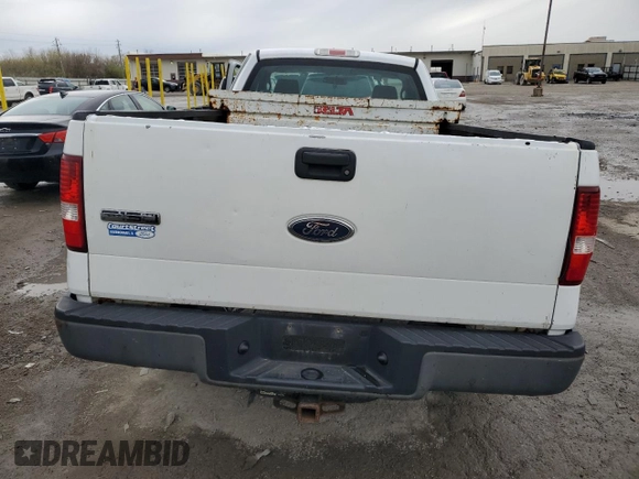 2005 Ford F-150 XL with VIN 1FTRF12W65NB56941, listed as a Copart auction lot 52200065 with 164,464 mi miles and Salvage title. Bid and sale history available at DreamBid. Image 6.