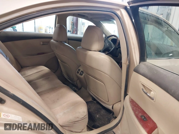 2008 Lexus ES 350 with VIN JTHBJ46G382178257, listed as a IAAI auction lot 42143318 with 244,678 mi miles. Bid and sale history available at carsss.com. Image 8.