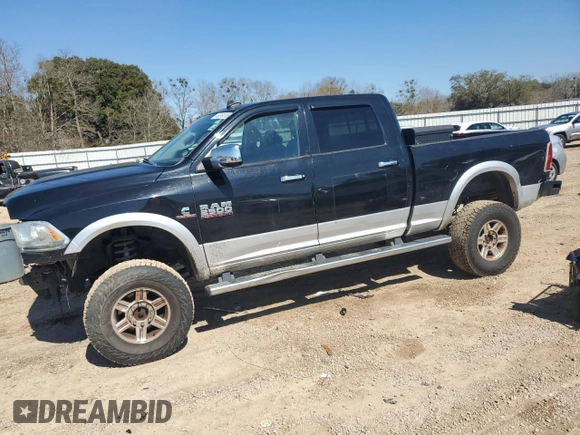 2013 Ram 2500 Laramie with VIN 3C6UR5FL4DG535444, listed as a Copart auction lot 46399555 with 184,467 mi miles and Salvage title. Bid and sale history available at DreamBid. Image 1.