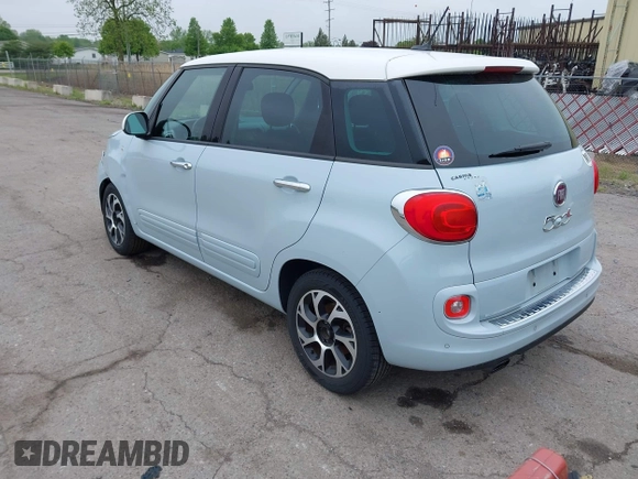 2015 FIAT 500L Easy with VIN ZFBCFABH9FZ033638, listed as a IAAI auction lot 42268062 with 63,249 mi miles and . Bid and sale history available at DreamBid. Image 3.