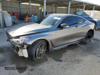 2018 Infiniti Q60 Sport with VIN JN1EV7EK9JM342313, listed as a Copart auction lot 68143604 with 68,855 mi miles and Salvage Title. Bid and sale history available at DreamBid. Image 1.