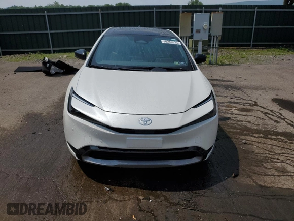 2024 Toyota Prius LE with VIN JTDADABU7R3018666, listed as a Copart auction lot 60286835 with 361 mi miles and Salvage title. Bid and sale history available at DreamBid. Image 5.