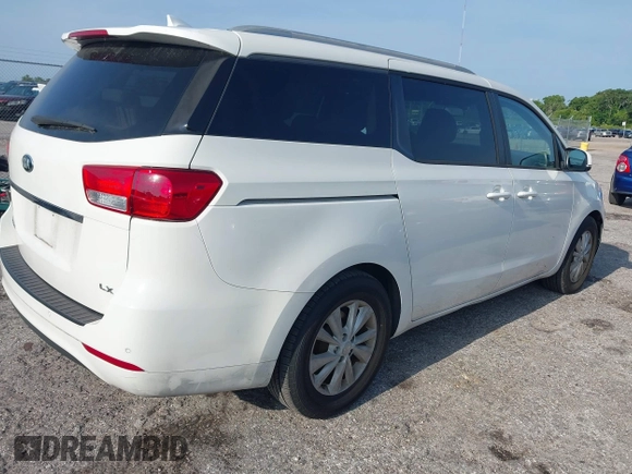 2016 Kia Sedona LX with VIN KNDMB5C17G6164432, listed as a IAAI auction lot 42206723 with 104,155 mi miles and . Bid and sale history available at DreamBid. Image 4.