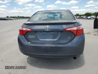 2016 Toyota Corolla L with VIN 5YFBURHE0GP526906, listed as a Copart auction lot 55537645 with 27,129 mi miles and Salvage Title. Bid and sale history available at DreamBid. Image 6.