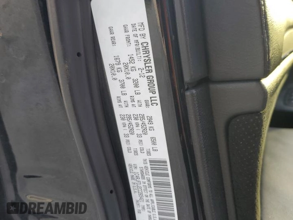 2012 Jeep Grand Cherokee SRT8 with VIN 1C4RJFDJ2CC265421, listed as a Copart auction lot 48654325 with 115,514 mi miles and Salvage Title. Bid and sale history available at carsss.com. Image 14.