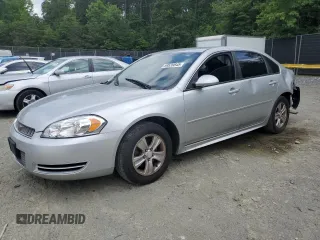 2012 Chevrolet Impala LS Fleet with VIN 2G1WF5E37C1331197, listed as a Copart auction lot 59539845 with 62,854 mi miles and Salvage title. Bid and sale history available at DreamBid. Image 1.
