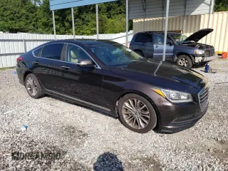 2015 Hyundai Genesis 3.8L with VIN KMHGN4JE6FU052540, listed as a Copart auction lot 65623874 with 237,718 mi miles and Salvage Title. Bid and sale history available at carsss.com. Image 4.
