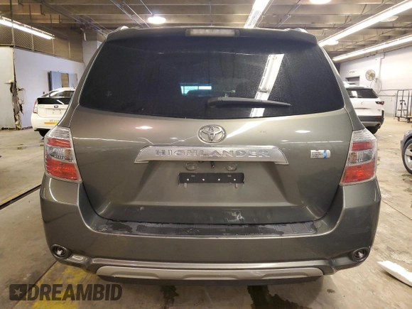 2010 Toyota Highlander Hybrid with VIN JTEBW3EHXA2039378, listed as a Copart auction lot 87693835 with 81,365 mi miles and Salvage Title. Bid and sale history available at carsss.com. Image 6.