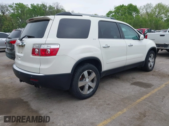 2012 GMC Acadia SLT1 with VIN 1GKKRRED2CJ411255, listed as a IAAI auction lot 42080056 with 203,201 mi miles. Bid and sale history available at carsss.com. Image 4.