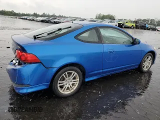 2006 Acura RSX with VIN JH4DC548X6S003165, listed as a Copart auction lot 60038384 with 120,841 mi miles and Salvage Title. Bid and sale history available at carsss.com. Image 3.
