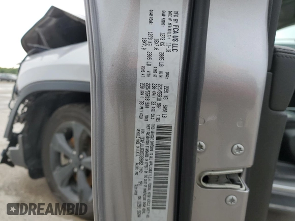 2019 Jeep Cherokee Altitude with VIN 1C4PJLLB3KD339082, listed as a Copart auction lot 54840275 with 197,069 mi miles and Salvage title. Bid and sale history available at DreamBid. Image 14.