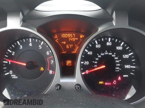 2011 Nissan Juke SV with VIN JN8AF5MR2BT016523, listed as a IAAI auction lot 41418656 with 100,957 mi miles and . Bid and sale history available at carsss.com. Image 7.
