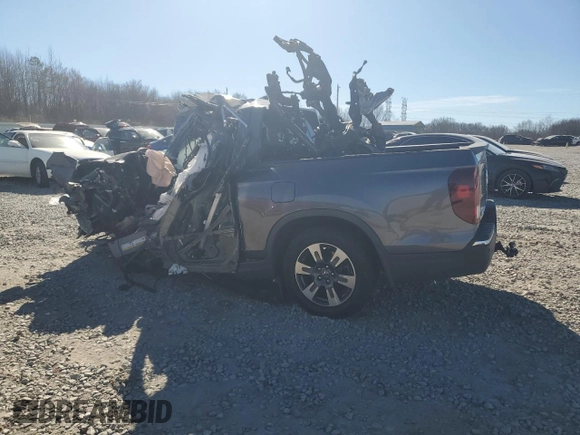 2018 Honda Ridgeline RTL-E with VIN 5FPYK3F70JB012629, listed as a Copart auction lot 47241585 with Not provided miles and Non repairable. Bid and sale history available at DreamBid. Image 2.