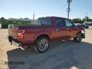 2018 Ford F-150 XL with VIN 1FTEW1E59JFB24071, listed as a Copart auction lot 57824085 with 102,291 mi miles and Salvage title. Bid and sale history available at DreamBid. Image 3.