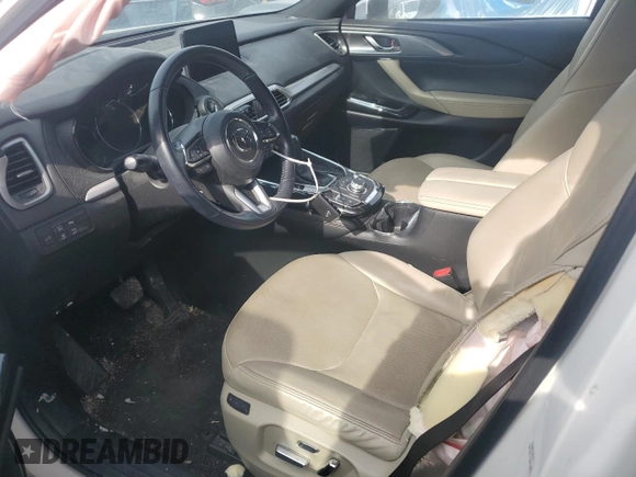 2020 Mazda CX-9 Grand Touring with VIN JM3TCADY3L0415139, listed as a Copart auction lot 43124995 with 0 mi miles and Salvage Title. Bid and sale history available at carsss.com. Image 7.