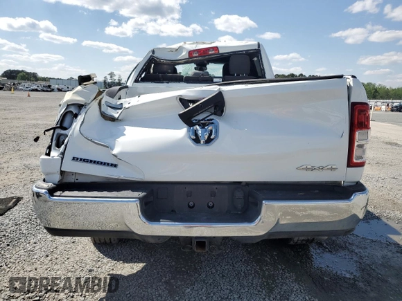 2024 Ram 2500 Big Horn with VIN 3C6UR5DL9RG340644, listed as a Copart auction lot 52282745 with 30,543 mi miles and Clean Title. Bid and sale history available at carsss.com. Image 6.