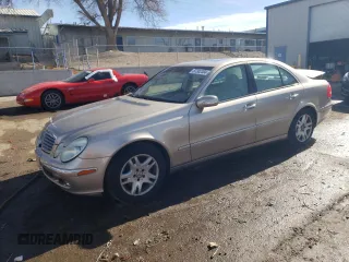 2003 Mercedes-Benz E 320 z VIN WDBUF65JX3A128263, wystawiony jako Copart lot #87302304 z przebiegiem 135 367 mil mil oraz Szkoda całkowita • Salvage title. Historia ofert i sprzedaży dostępna na DreamBid. Obrazek 1.