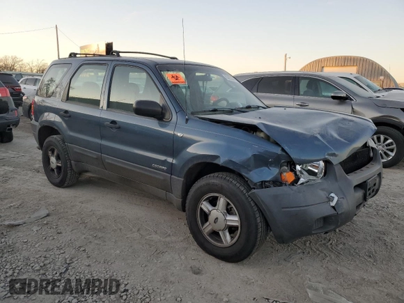 2001 Ford Escape XLS with VIN 1FMYU02191KA64617, listed as a Copart auction lot 83853044 with 187,594 mi miles and Salvage Title. Bid and sale history available at carsss.com. Image 4.