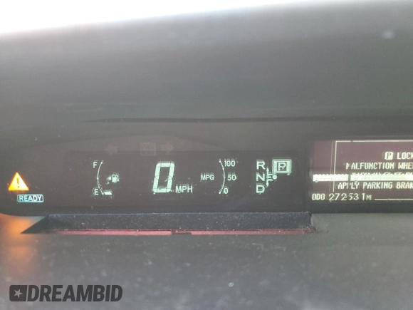 2011 Toyota Prius I z VIN JTDKN3DU7B0250413, wystawiony jako Copart lot #54059455 z przebiegiem 272 531 mil mil oraz Szkoda całkowita • Salvage title. Historia ofert i sprzedaży dostępna na DreamBid. Obrazek 9.