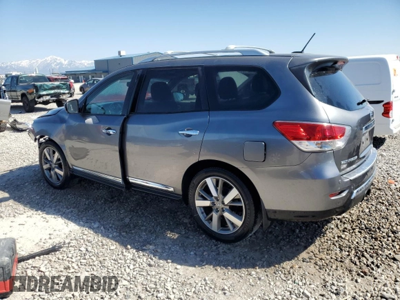 2015 Nissan Pathfinder SV with VIN 5N1AR2MM8FC608421, listed as a Copart auction lot 52935185 with 124,602 mi miles and Salvage Title. Bid and sale history available at carsss.com. Image 2.