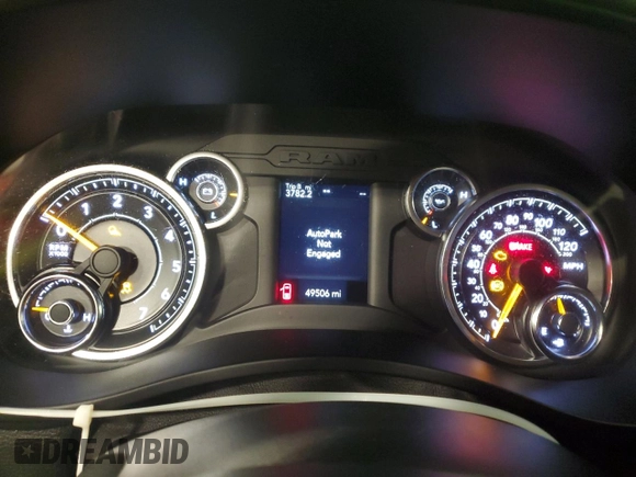 2019 Ram 2500 Big Horn with VIN 3C6UR5DJ6KG605962, listed as a Copart auction lot 88079535 with 49,506 mi miles and Non Repairable. Bid and sale history available at carsss.com. Image 9.