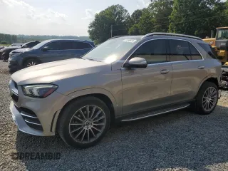 2022 Mercedes-Benz GLE 350 with VIN 4JGFB4JB0NA606858, listed as a Copart auction lot 61560825 with 34,779 mi miles and Salvage title. Bid and sale history available at DreamBid. Image 1.