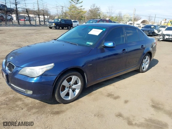 2008 BMW 5 Series 528xi with VIN WBANV13548CZ51328, listed as a IAAI auction lot 42010457 with 128,202 mi miles. Bid and sale history available at carsss.com. Image 2.