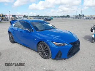 2023 Lexus IS with VIN JTHGZ1B21P5066464, listed as a IAAI auction lot 41540093 with 30,493 mi miles. Bid and sale history available at carsss.com. Image 1.