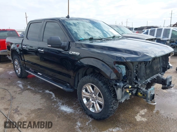 2018 Ford F-150 XL with VIN 1FTEW1E51JFD38844, listed as a IAAI auction lot 41911102 with 116,887 mi miles. Bid and sale history available at carsss.com. Image 1.
