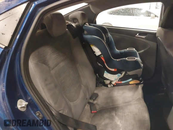 2015 Hyundai Accent GLS with VIN KMHCT4AE8FU804131, listed as a IAAI auction lot 40239486 with 140,102 mi miles and . Bid and sale history available at DreamBid. Image 8.