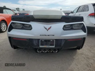 2015 Chevrolet Corvette Z06 2LZ with VIN 1G1YS2D61F5604717, listed as a Copart auction lot 74477974 with 0 mi miles and Salvage Title. Bid and sale history available at carsss.com. Image 6.