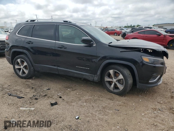 2019 Jeep Cherokee Limited with VIN 1C4PJLDB5KD415898, listed as a Copart auction lot 55755075 with 78,011 mi miles and Clean title. Bid and sale history available at DreamBid. Image 4.