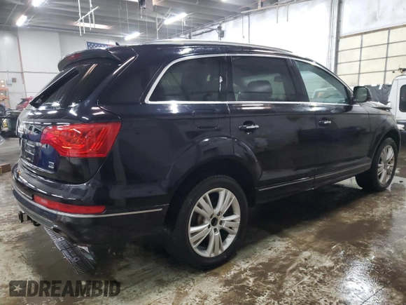 2011 Audi Q7 3.0L TDI Premium Plus with VIN WA1LMAFE7BD007513, listed as a Copart auction lot 45493695 with 147,034 mi miles and Salvage Title. Bid and sale history available at carsss.com. Image 3.
