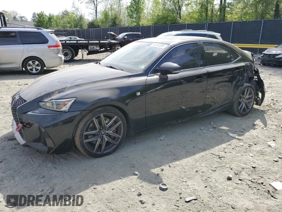 2019 Lexus IS 300 with VIN JTHC81D2XK5035236, listed as a Copart auction lot 54554095 with 70,847 mi miles and Salvage title. Bid and sale history available at DreamBid. Image 1.