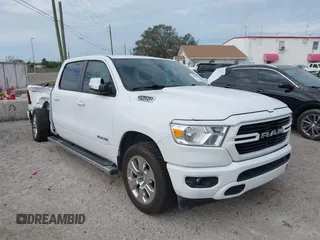 2020 Ram 1500 Big Horn with VIN 1C6RREMT2LN272790, listed as a IAAI auction lot 41340387 with 82,424 mi miles. Bid and sale history available at carsss.com. Image 1.