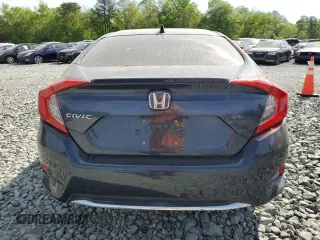 2019 Honda Civic Sedan EX with VIN 19XFC1F37KE015999, listed as a Copart auction lot 53229695 with 38,494 mi miles and Clean Title. Bid and sale history available at carsss.com. Image 6.